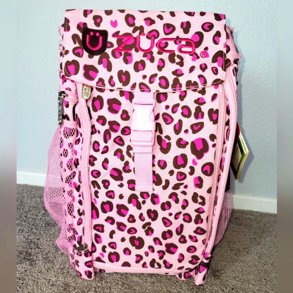 ZUCA Bag Insert Leopard Print Purple/Pink **NEW**